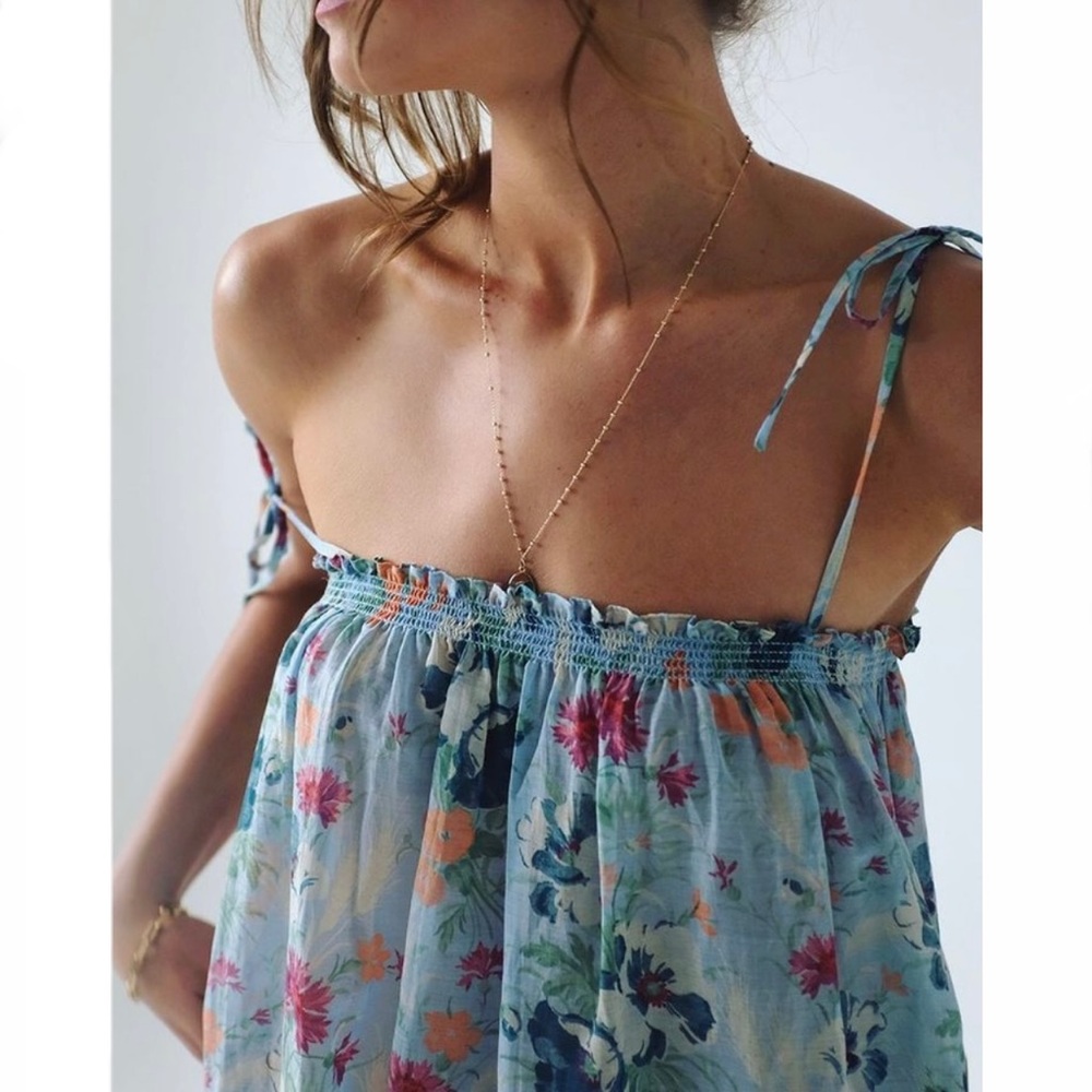 Loup Charmant Floral Blue Dress - Picture 3 of 13